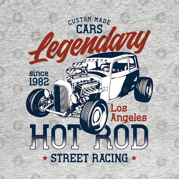 Hot Rod Street Racing Los Angeles by Verboten